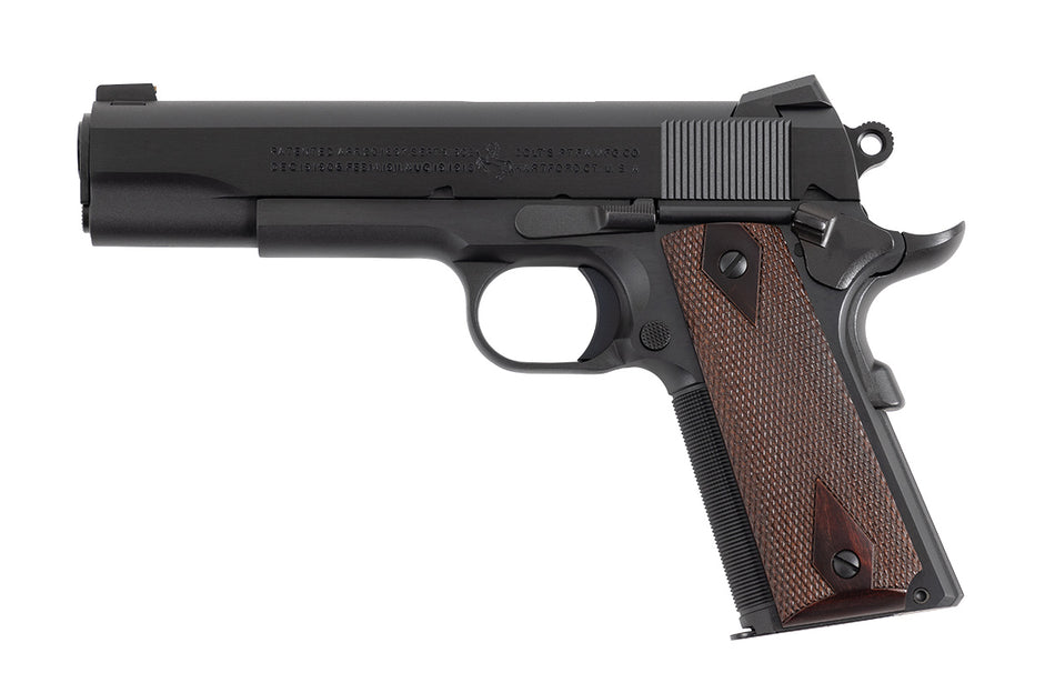 Colt Mfg O1911SE-A1 Government Limited Edition 45 ACP 7+1 5" Blued National Match Barrel, Blued Steel Serrated Slide, Blued Carbon Steel Frame w/Beavertail, Rosewood Checkered Grip, Ambidextrous