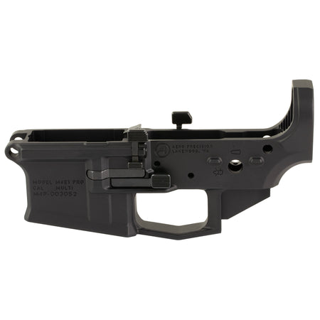 Aero Precision, M4E1 PRO Stripped Lower Receiver, Semi-automatic, 223/5.56 Anodized Finish, Black - Ambidextrous