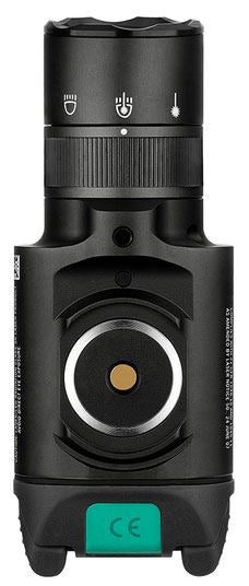 Olight Baldr Pro R Rail Mount Pistol Light Black Anodized 1350 Lumens 5mW Green Laser