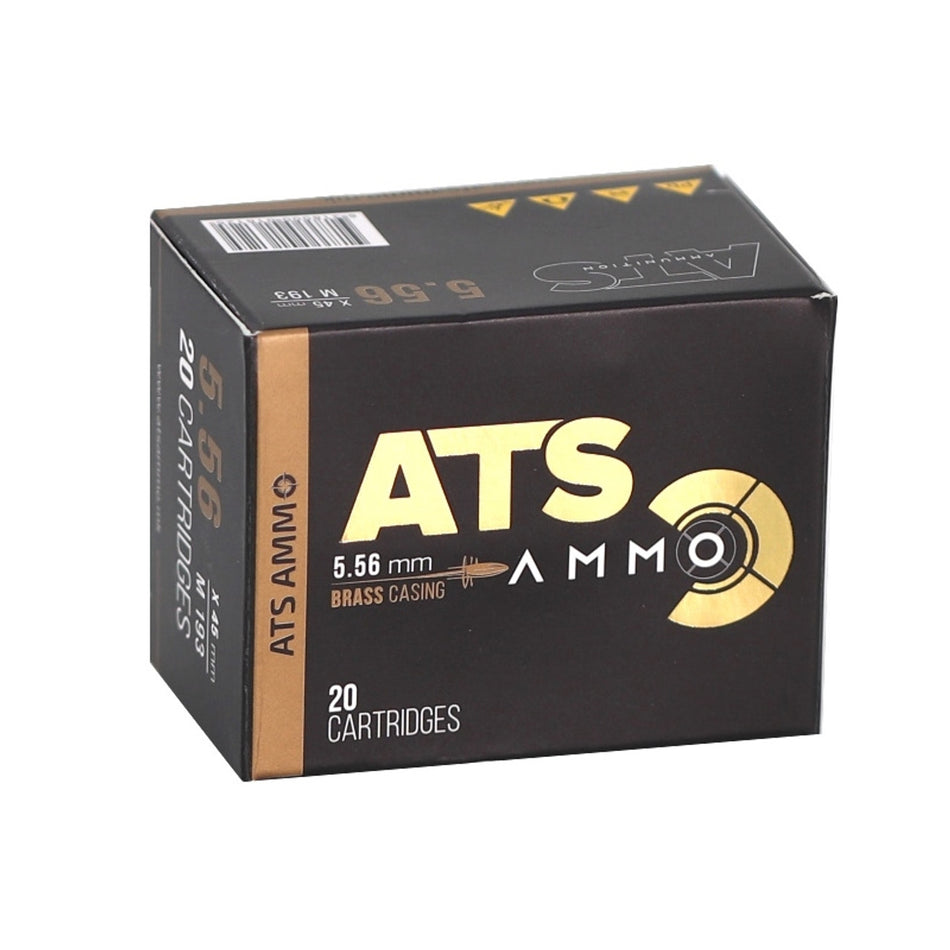 ATS 5.56x45mm M193 55Gr Full Metal Jacket(FMJ)