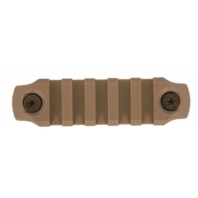 KeyMod Picatinny Rail Sections in FDE