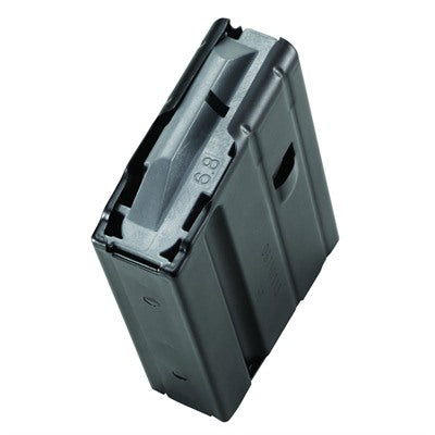 CPD AR-15 6.8 SPC 5-Round Black Stainless Steel Rifle Magazine