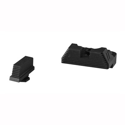 ZEV Technologies .215 Black Front Combat V3 Black Rear Sight Set