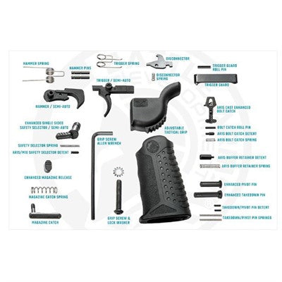 Investment Cast AR-15 Complete Enhanced Lower Parts Kit