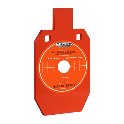 3/8" IPSC AR500 Steel Target by Center Mass