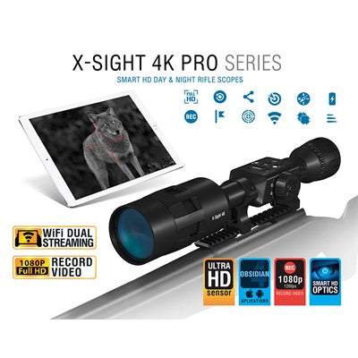 X-Sight 4K Pro Smart Rifle Scope 5-20x Day/Night