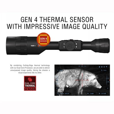 ATN Thor 4 2.5-25x Thermal Imaging Rifle Scope - HD Video Recording