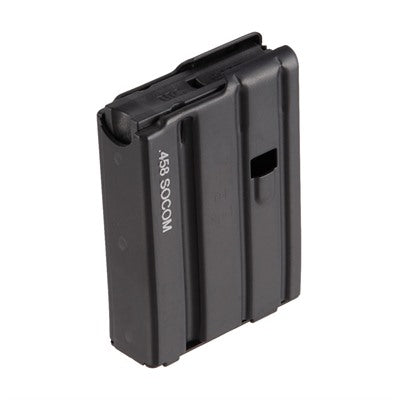 AR-15 .458 SOCOM 4-Round D&H Tactical Black Magazine Laser Engraved