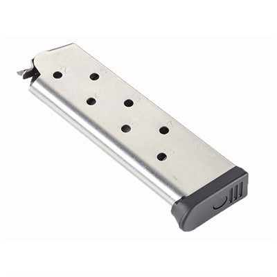 1911 Handgun Magazine 8-Round SS Tube with Polymer Base Pad