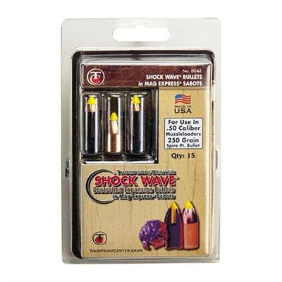 Shockwave 50 Cal 250gr Bonded Core Super Glide Sabot