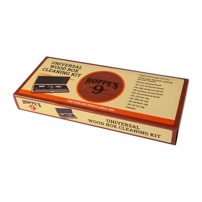 Wooden Box Firearm Cleaning Kit