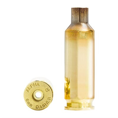 6mm Dasher Reloading Brass Cases