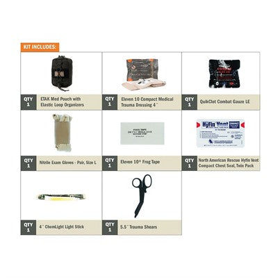ETAK Medical Pouch Kit Refill Contents
