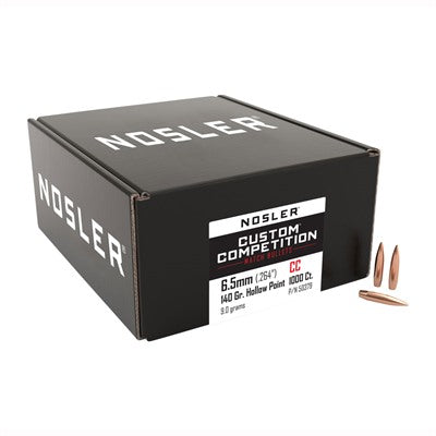 Custom Competition 6.5mm 0.264" HPBT Rifle Reloading Bullets