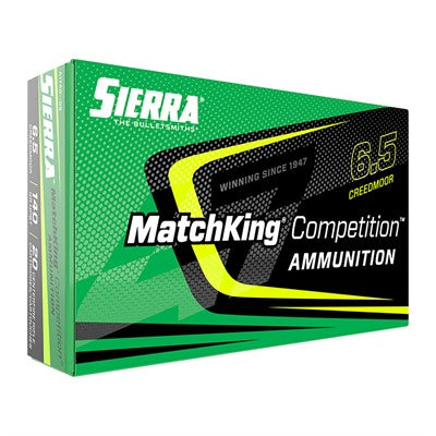 Sierra Competition Sierra MatchKing Boat Tail Hollow Point 107 Grain 6mm Creedmoor 3000 fps