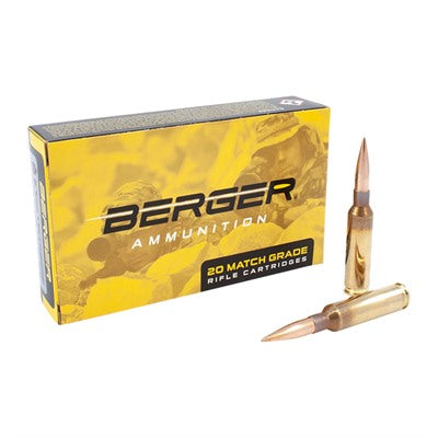 Berger Bullets Tactical 6.5mm Creedmoor 130 grain Hybrid Open Tip Match ammunition