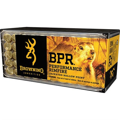 Browning BPR Performance Rimfire Performance Jacketed Hollow Point 40 Grain .22 WMR 1910 fps
