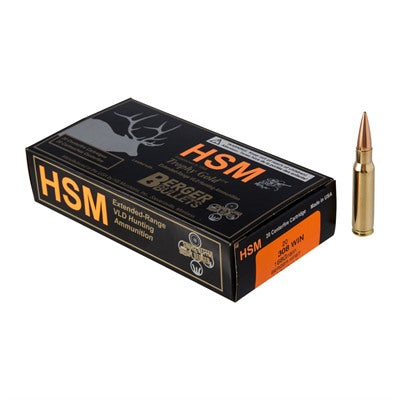 HSM Trophy Gold Berger Hunting VLD Match 168 Grain .308 Win / 7.62x51mm 2740 fps
