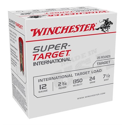 Winchester TRGT213507 Super-Target Light Target 12 Gauge 2-3/4 7/8oz #7.5 1350 fps