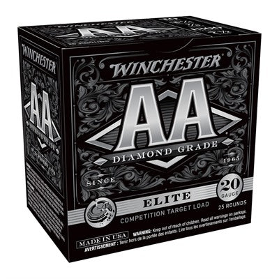 Winchester AADG207 AA Diamond Grade Elite Trap 20 Gauge 2-3/4 7/8oz #7.5 1300 fps