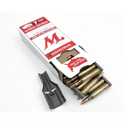 Winchester Ammo USA 5.56X45 55GR. Full Metal Jacket (FMJ) 30-PACK 3 STRIPPER CLIPS