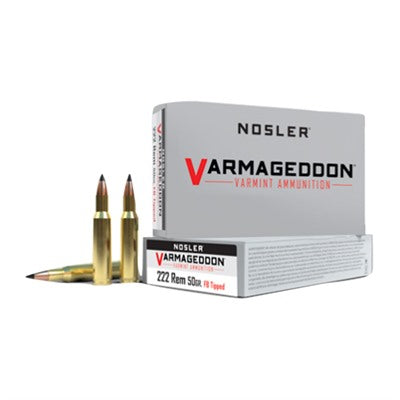 Nosler Varmageddon FB TIPPED 50 Grain .222 Remington