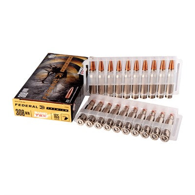 Federal Premium Barnes TSX 165 Grain .308 Win / 7.62x51mm 2650 fps
