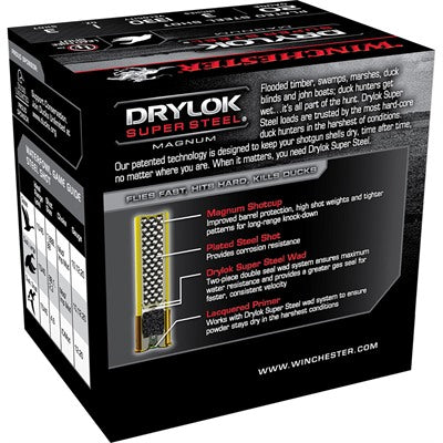 Winchester Drylok Super Steel Magnum Shotgun Ammo 20 Gauge 3 in 1 oz #3
