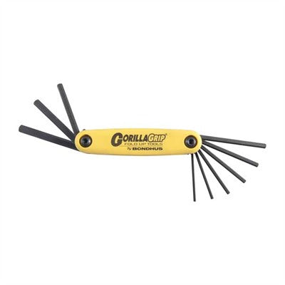 Gorilla Grip® Folding Hex Wrench Set