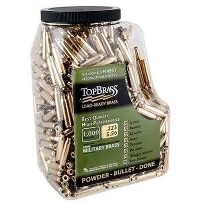 223 Rem Once Fired Brass Cases – 1000 Count