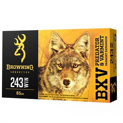 Browning BXV .22 Hornet 35 grain Varmint Expansion Polymer Tip ammunition
