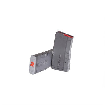 Amend2 AR-15 M2 5.56mm Gray Polymer 20rd Magazine with Red Follower