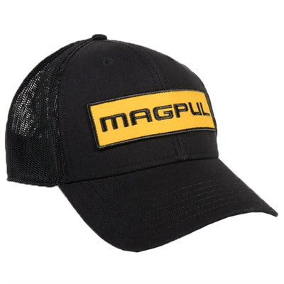 Magpul Black Mid Crown Snapback Hat with Wordmark Patch