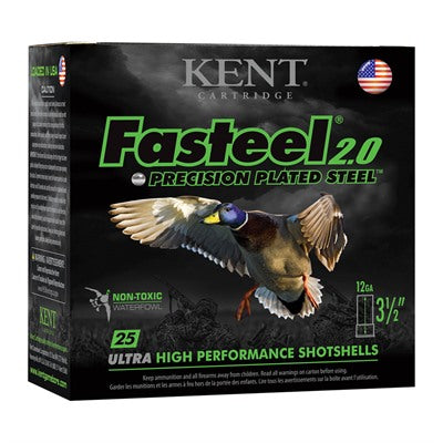 Kent Cartridge K122FS30BB Fasteel 2.0 Waterfowl 12 Gauge 2-3/4 1-1/16oz #BB 1550 fps
