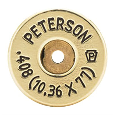 Peterson Brass .408 CheyTac (10.36x77) Unprimed Cases 200ct
