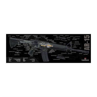 AR-15 Three-Dimensional Cutaway Bench Mat