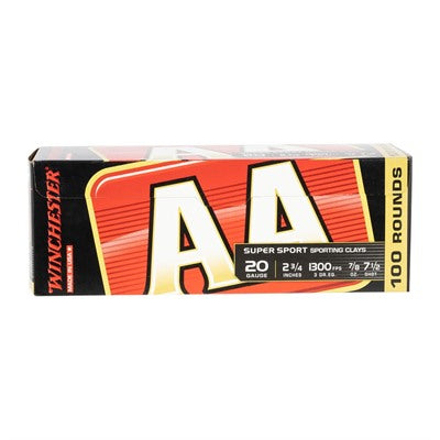 Winchester AA Supersport Sporting Clay Value Pack Shotgun Ammo 20 Gauge 2.75 in 7/8 oz #7.5