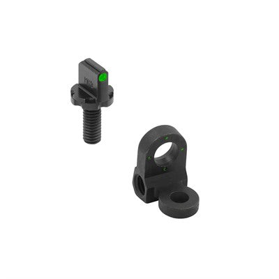 AR-15 Black A1/A2 Peep Rear Sight Set 4-Dot
