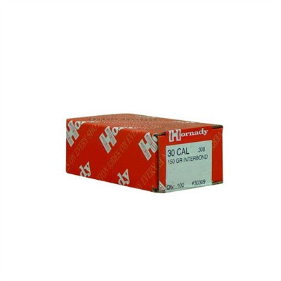 Hornady 30 Cal .308 Diameter 150 Grain InterBond Bullets