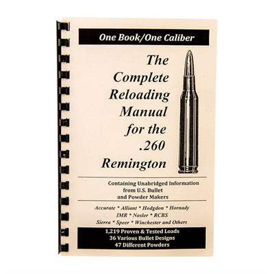 Loadbooks .260 Remington Reloading Data Book