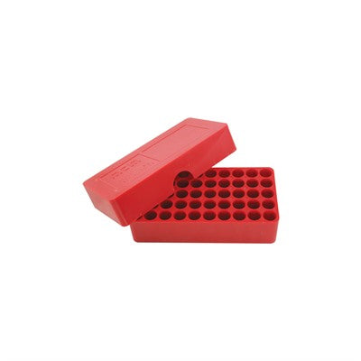MTM .38-.357 Slip-Top 50 Count Ammo Box Round Hole