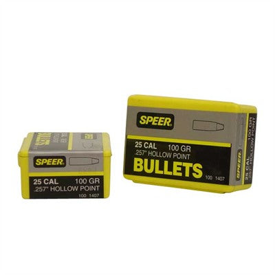Speer .257 Caliber 100gr HP Soft Point Reloading Bullet