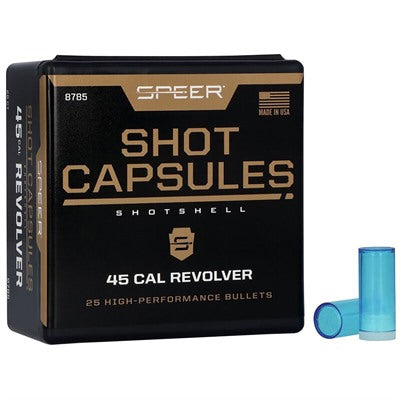 Speer .45 Cal Empty Shotshell Capsules 25 Per Box