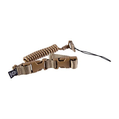 Tactical Pistol Leash Retention Lanyard in Coyote Brown