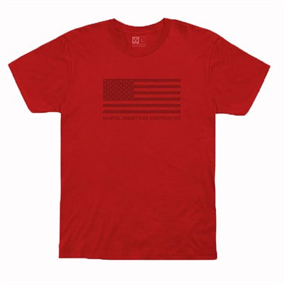 Standard Short Sleeve Cotton T-Shirt 2XL Red