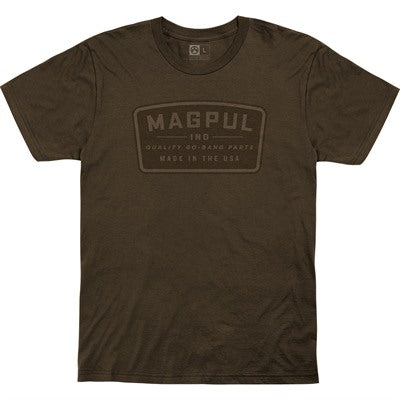 Go Bang Parts Short Sleeve Cotton T-Shirt Medium Brown