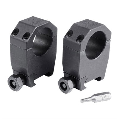 Keystone Series Picatinny Scope Rings 1" Tube Black