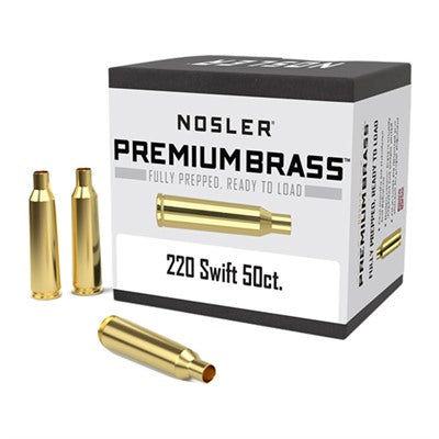 220 Swift Premium Unprimed Reloading Brass