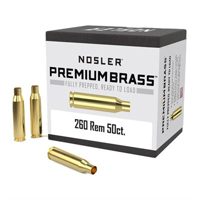 260 Remington Premium Unprimed Reloading Brass