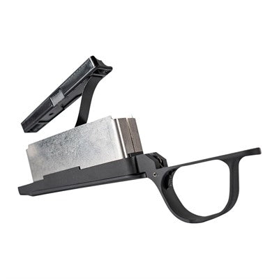Long Action Rifle Bottom Metal Assembly with Integrated Magazine